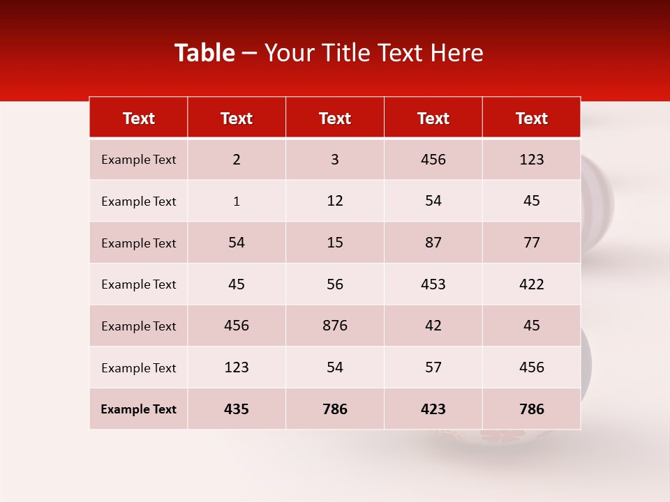 A Group Of Colorful Easter Eggs On A White Surface PowerPoint Template