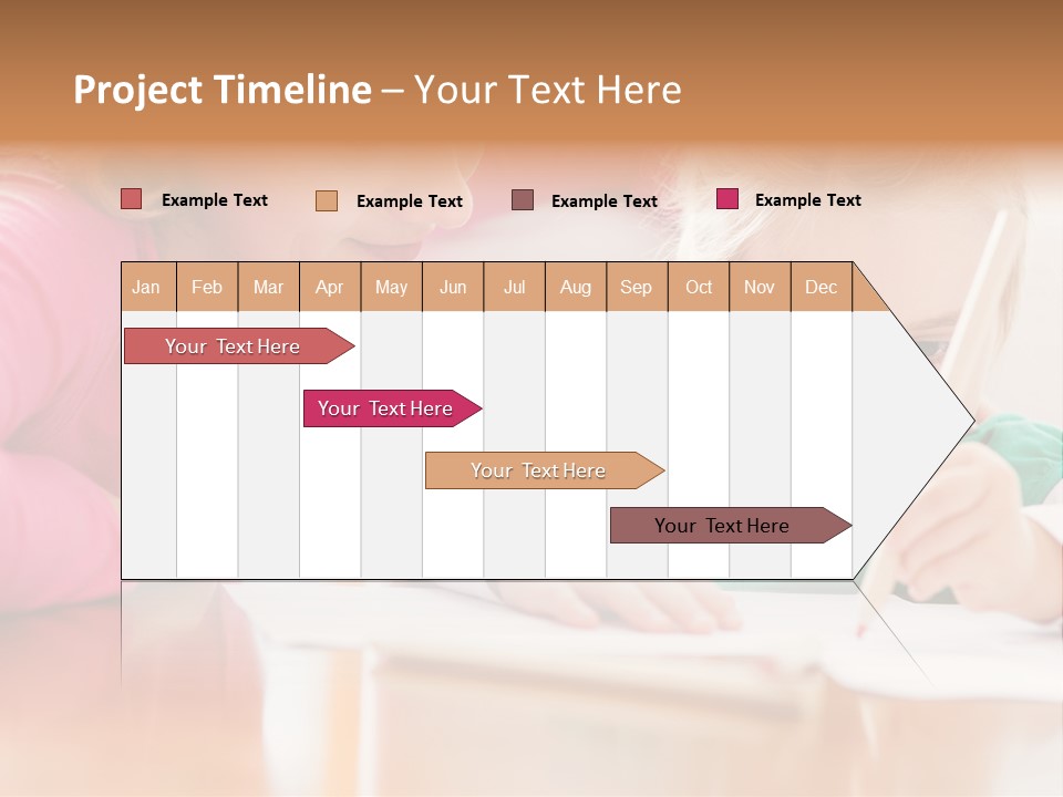 A Woman Helping A Little Girl Write Something On A Piece Of Paper PowerPoint Template