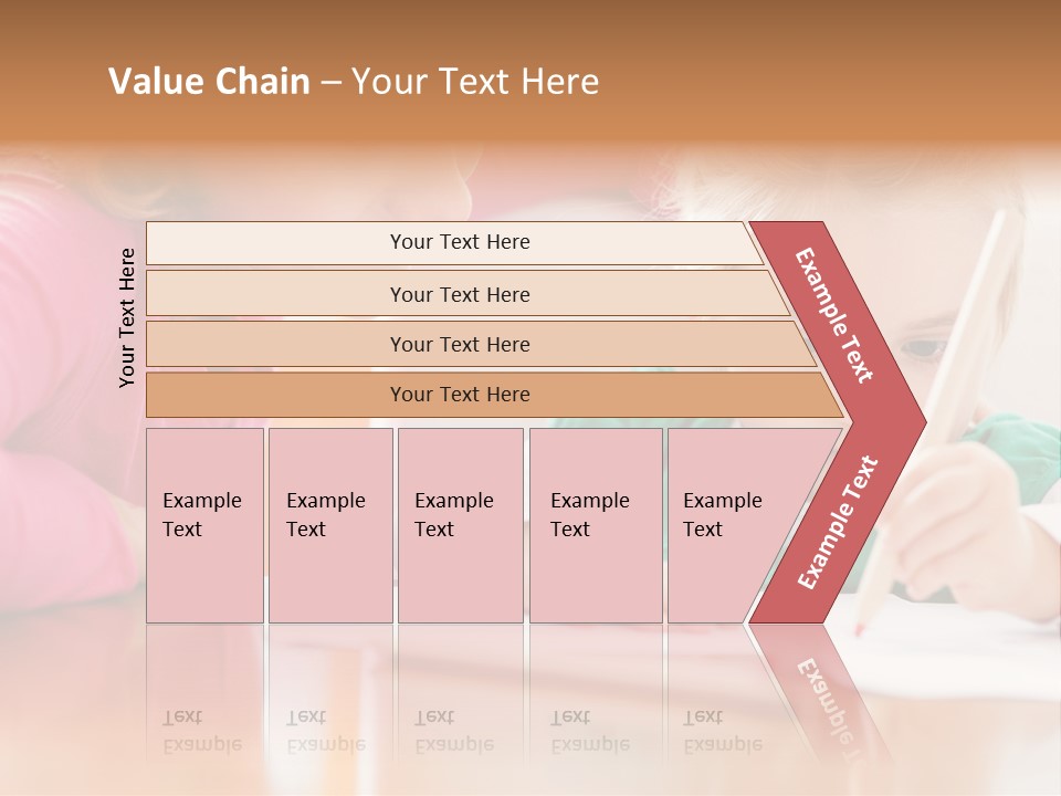 A Woman Helping A Little Girl Write Something On A Piece Of Paper PowerPoint Template