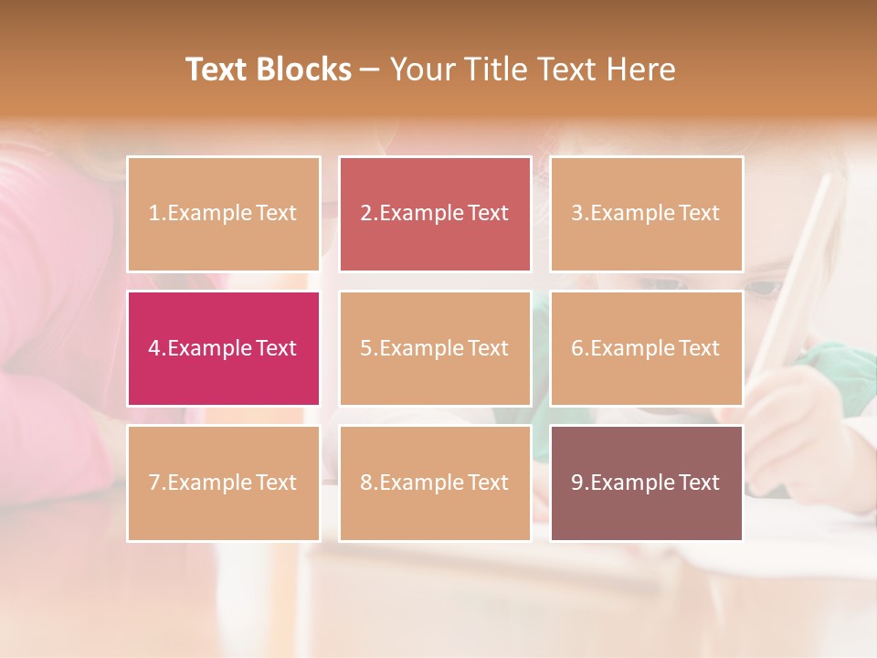 A Woman Helping A Little Girl Write Something On A Piece Of Paper PowerPoint Template