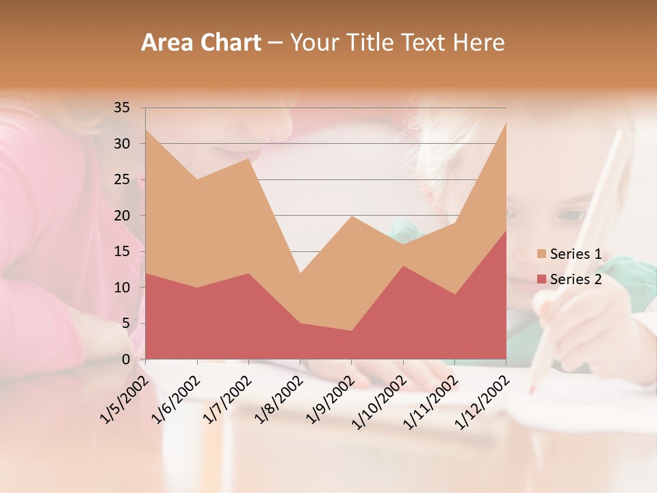 A Woman Helping A Little Girl Write Something On A Piece Of Paper PowerPoint Template