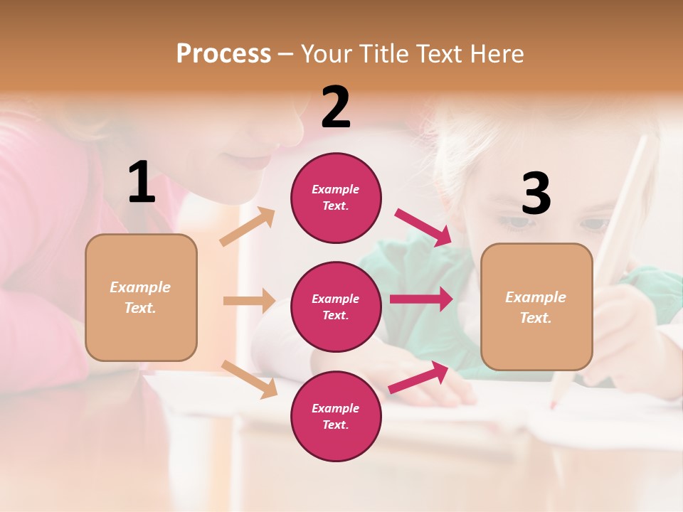 A Woman Helping A Little Girl Write Something On A Piece Of Paper PowerPoint Template