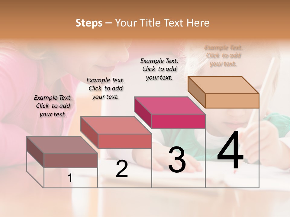 A Woman Helping A Little Girl Write Something On A Piece Of Paper PowerPoint Template