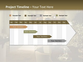 A Living Room Filled With Furniture And A Fireplace PowerPoint Template