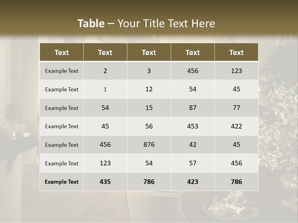 A Living Room Filled With Furniture And A Fireplace PowerPoint Template
