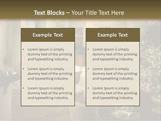 A Living Room Filled With Furniture And A Fireplace PowerPoint Template