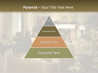 A Living Room Filled With Furniture And A Fireplace PowerPoint Template