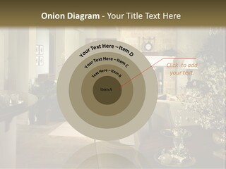 A Living Room Filled With Furniture And A Fireplace PowerPoint Template