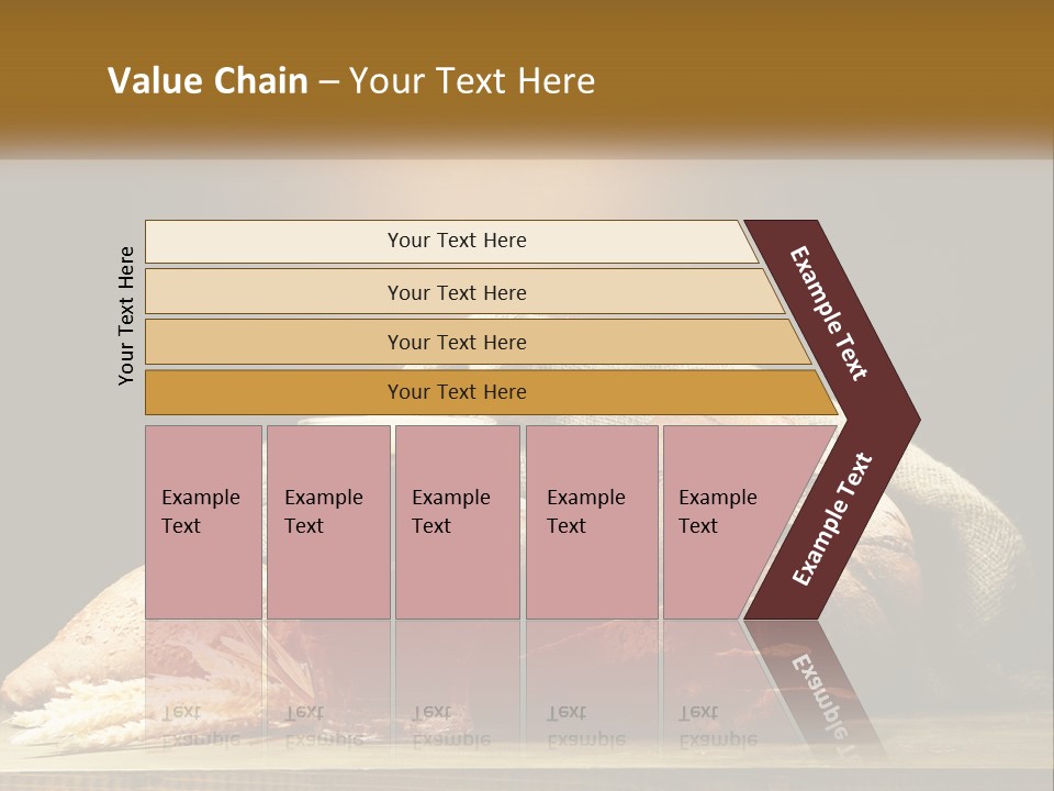 A Table Topped With Bread And A Mug Of Beer PowerPoint Template