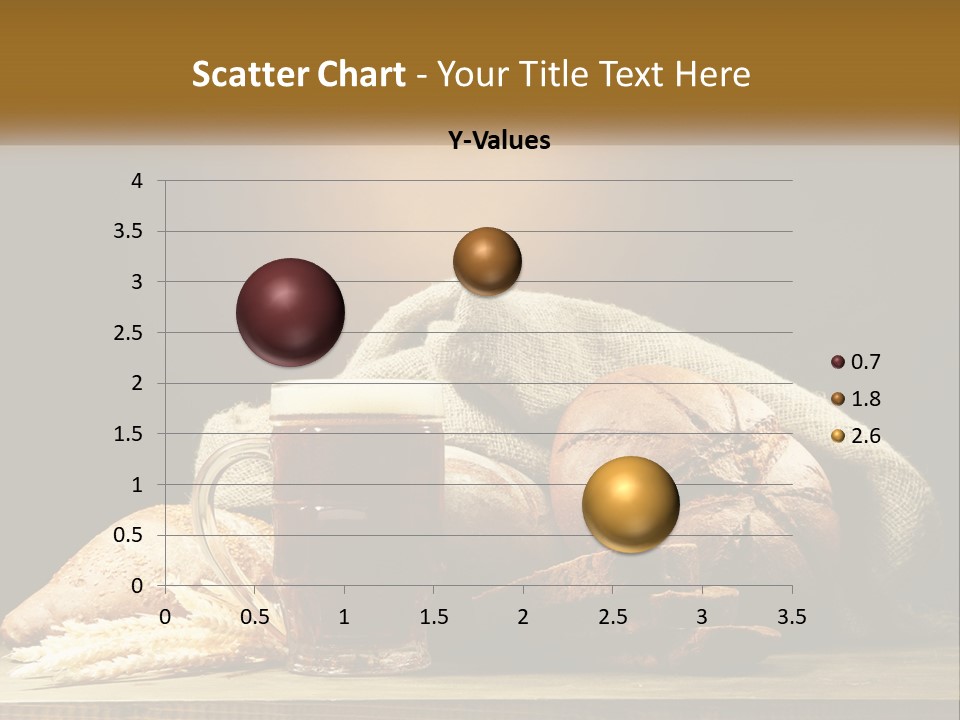 A Table Topped With Bread And A Mug Of Beer PowerPoint Template