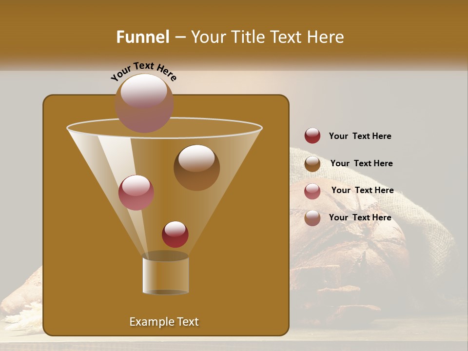 A Table Topped With Bread And A Mug Of Beer PowerPoint Template