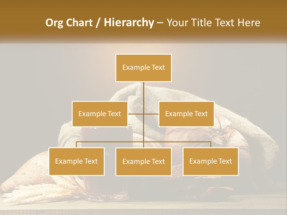 A Table Topped With Bread And A Mug Of Beer PowerPoint Template
