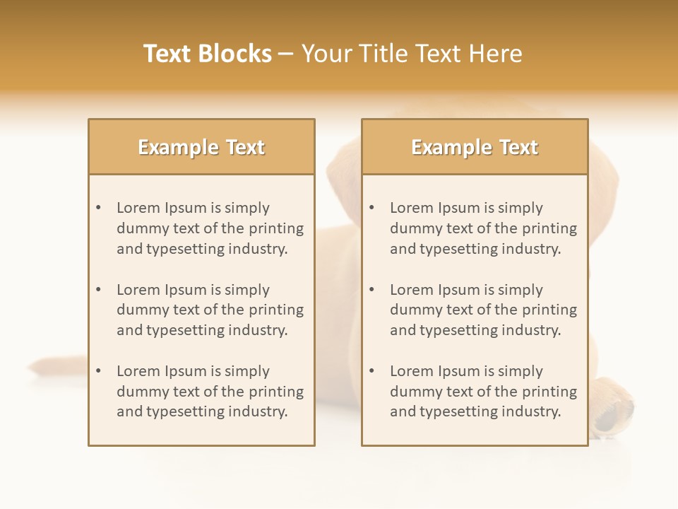 A Puppy Holding A Soccer Ball In His Mouth PowerPoint Template