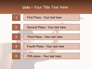 A Woman Writing On A Board With A Marker PowerPoint Template