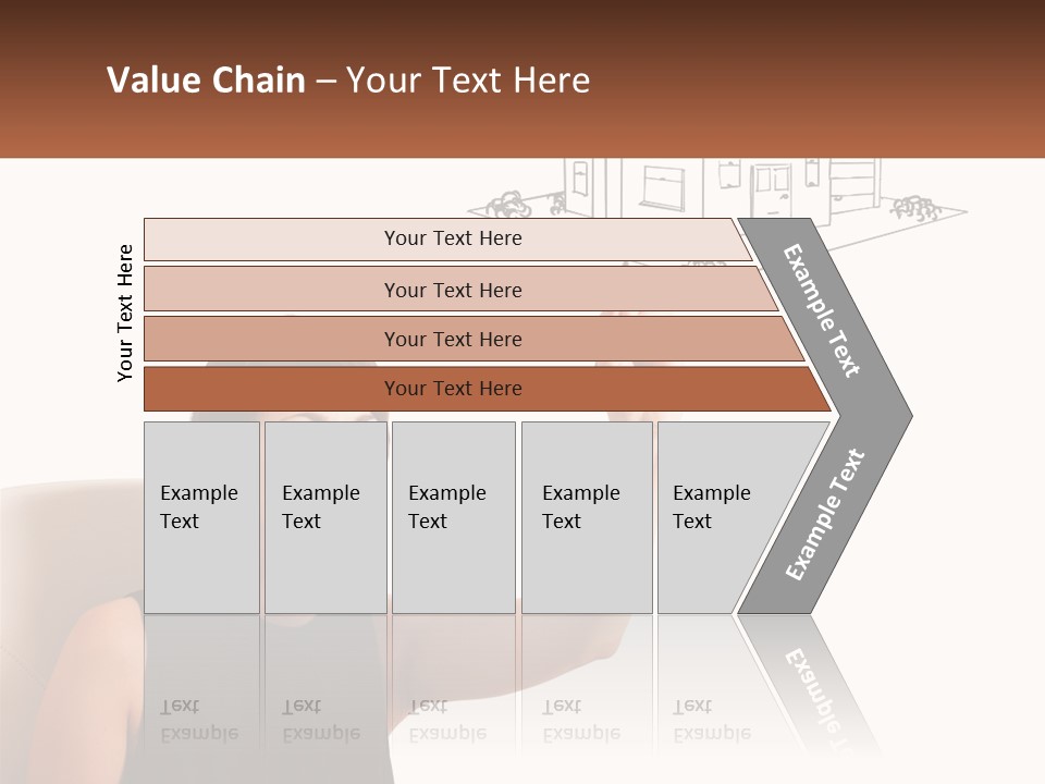A Woman Writing On A Board With A Marker PowerPoint Template