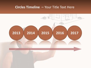 A Woman Writing On A Board With A Marker PowerPoint Template