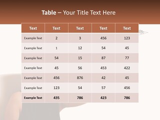 A Woman Writing On A Board With A Marker PowerPoint Template