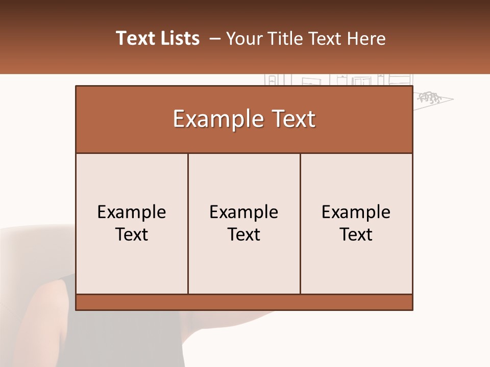 A Woman Writing On A Board With A Marker PowerPoint Template
