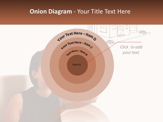 A Woman Writing On A Board With A Marker PowerPoint Template