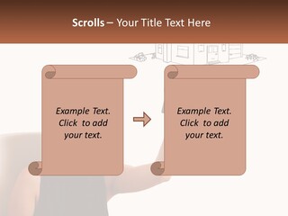 A Woman Writing On A Board With A Marker PowerPoint Template