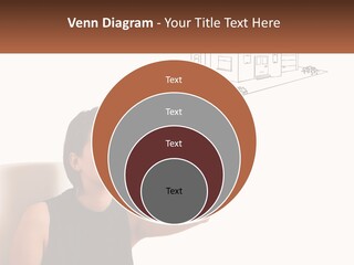 A Woman Writing On A Board With A Marker PowerPoint Template