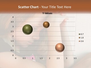 A Young Girl Is Holding Her Head In Her Hands PowerPoint Template
