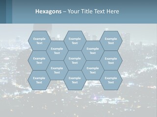 A Person Standing In Front Of A City At Night PowerPoint Template