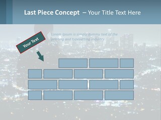 A Person Standing In Front Of A City At Night PowerPoint Template