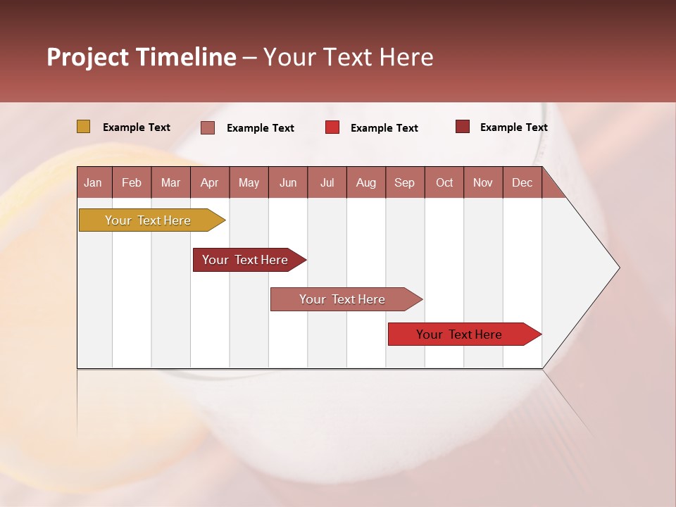 A Drink With A Slice Of Lemon On Top Of It PowerPoint Template