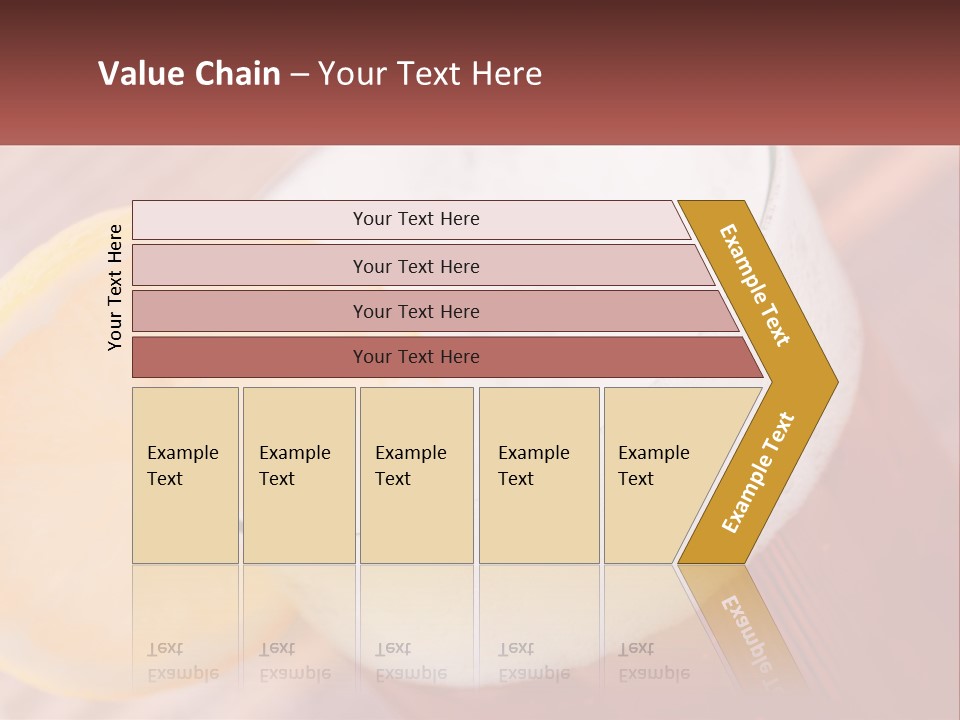 A Drink With A Slice Of Lemon On Top Of It PowerPoint Template