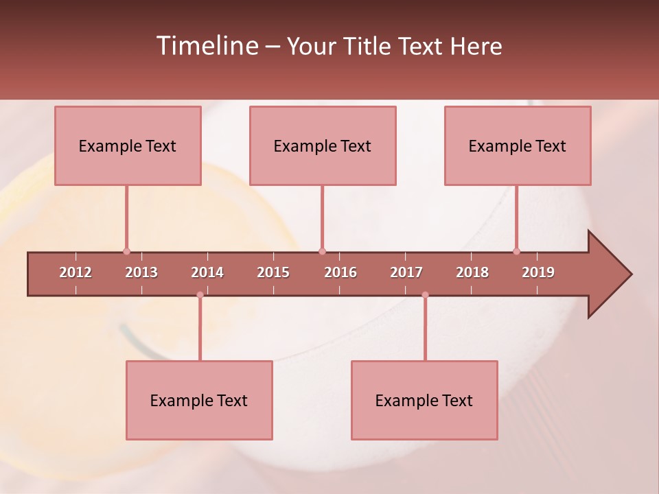 A Drink With A Slice Of Lemon On Top Of It PowerPoint Template