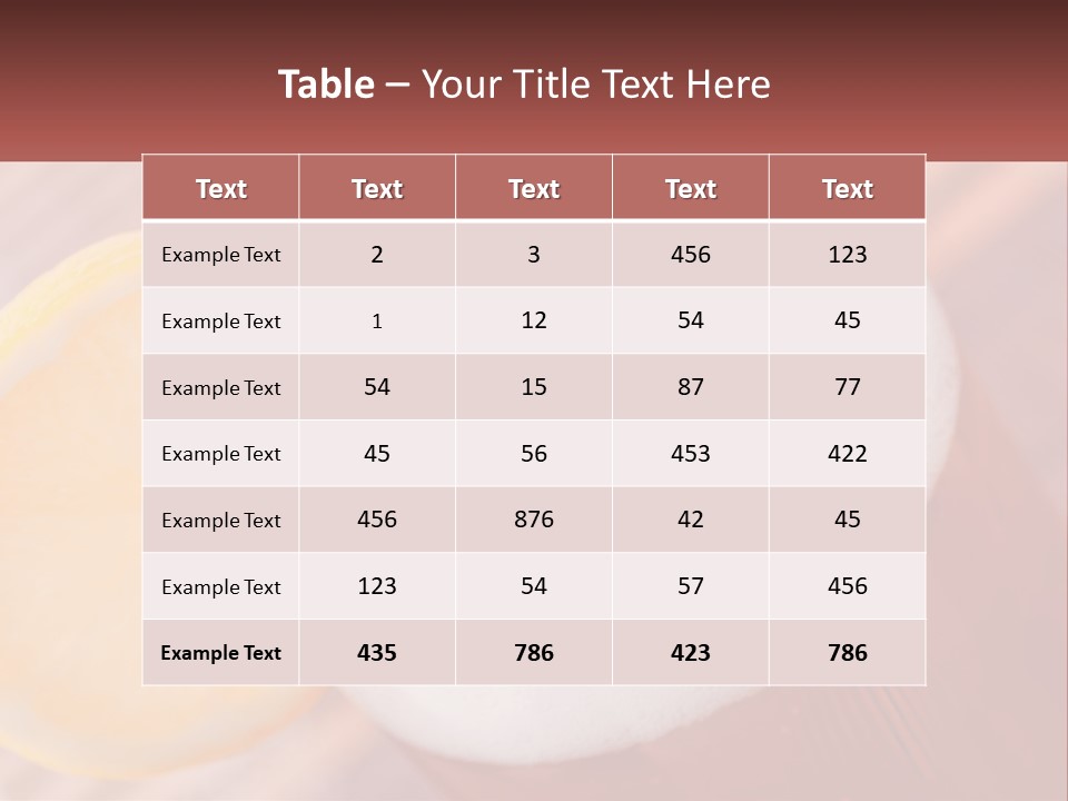 A Drink With A Slice Of Lemon On Top Of It PowerPoint Template