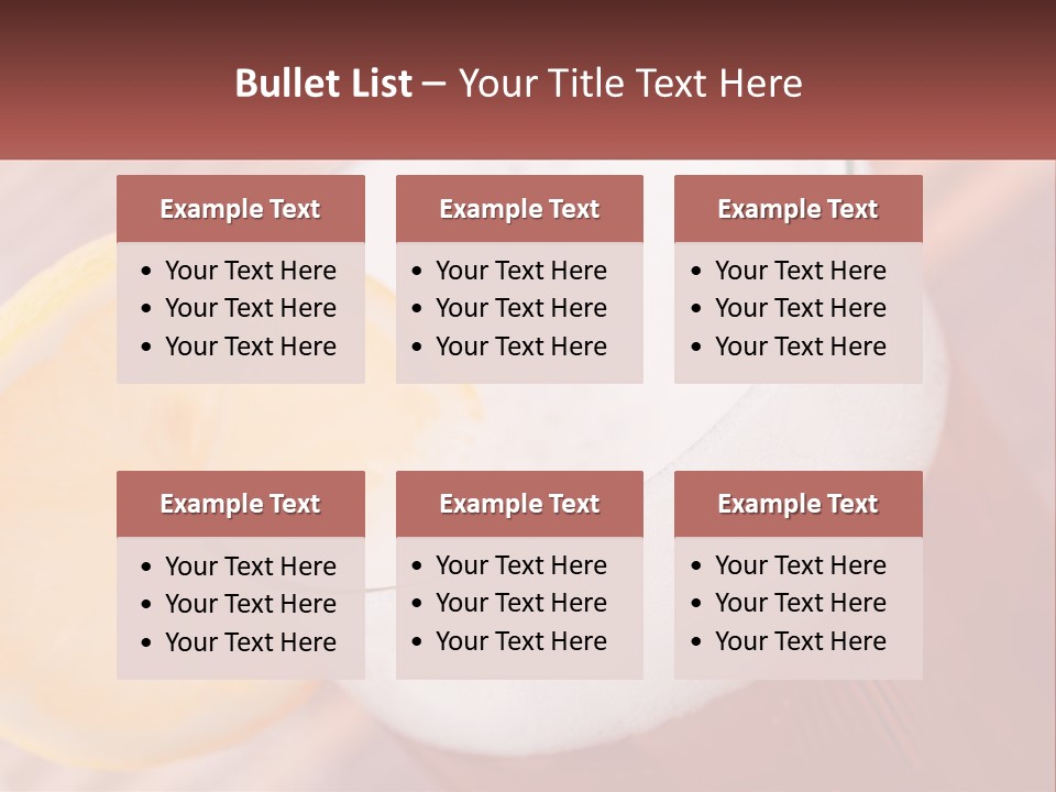A Drink With A Slice Of Lemon On Top Of It PowerPoint Template
