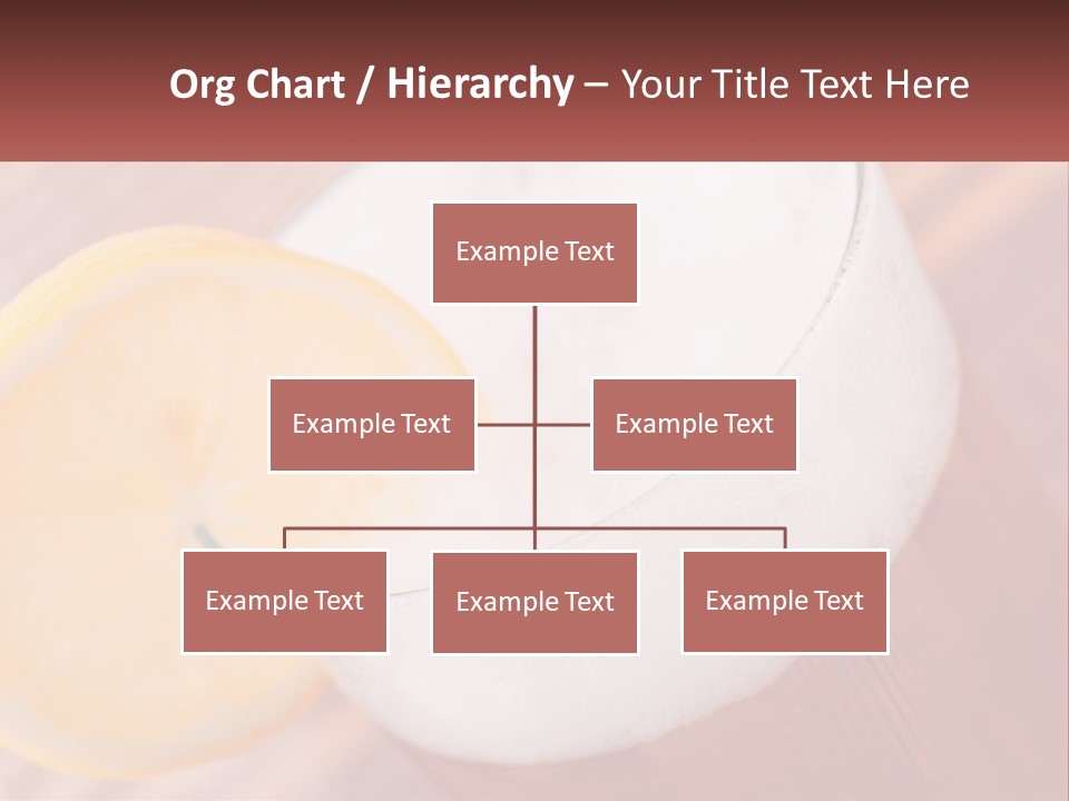 A Drink With A Slice Of Lemon On Top Of It PowerPoint Template