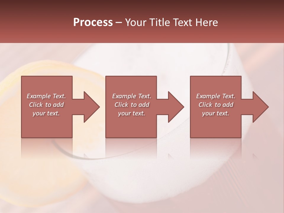 A Drink With A Slice Of Lemon On Top Of It PowerPoint Template