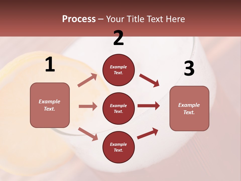 A Drink With A Slice Of Lemon On Top Of It PowerPoint Template