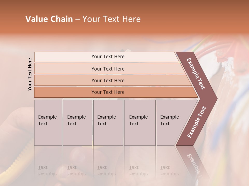 A Person Working On A Wall With Wires PowerPoint Template