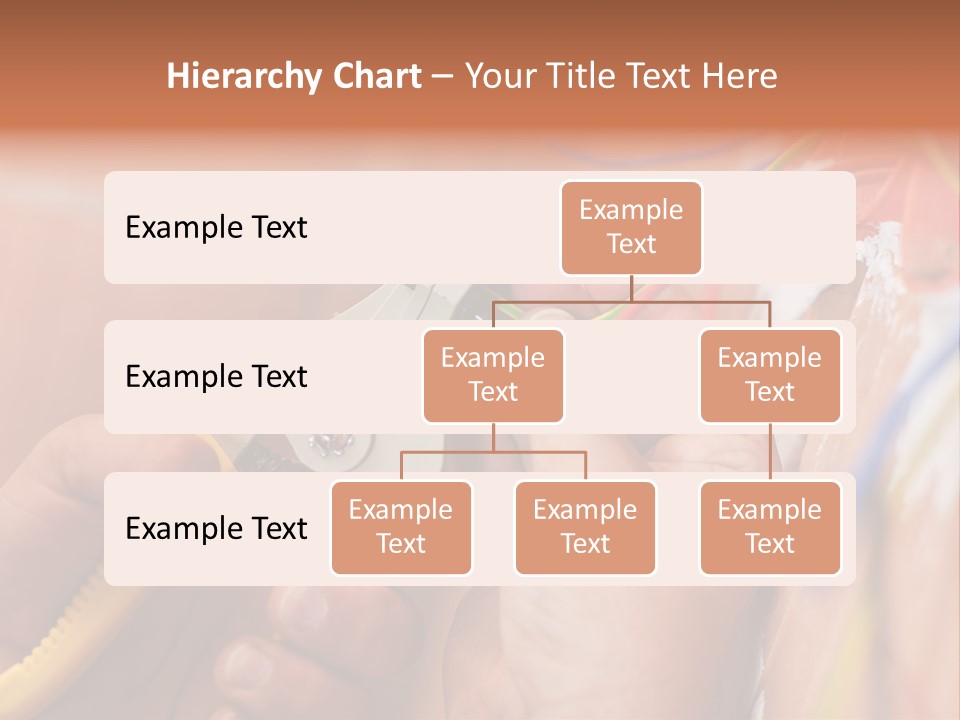 A Person Working On A Wall With Wires PowerPoint Template