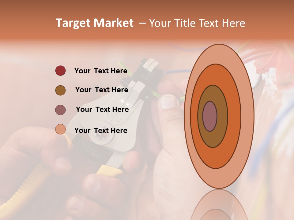 A Person Working On A Wall With Wires PowerPoint Template