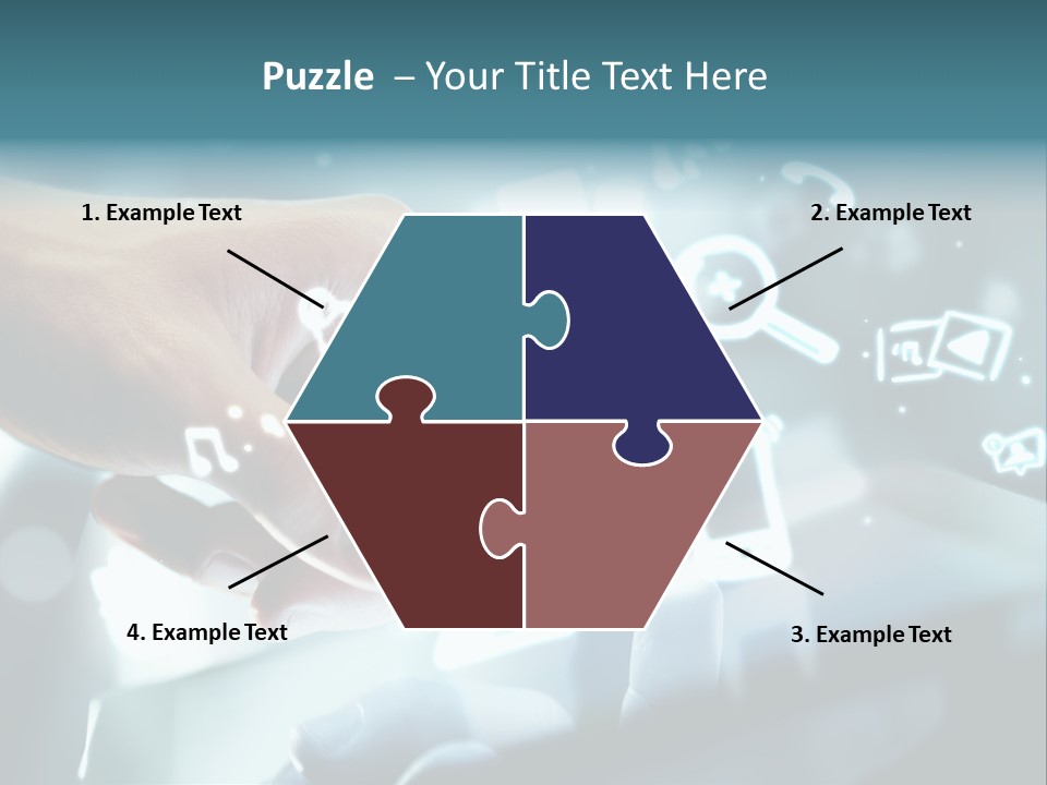 A Person Pressing A Button On A Touch Screen PowerPoint Template