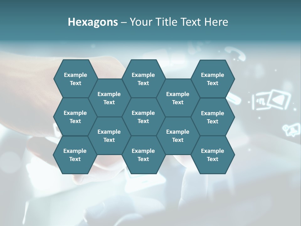 A Person Pressing A Button On A Touch Screen PowerPoint Template