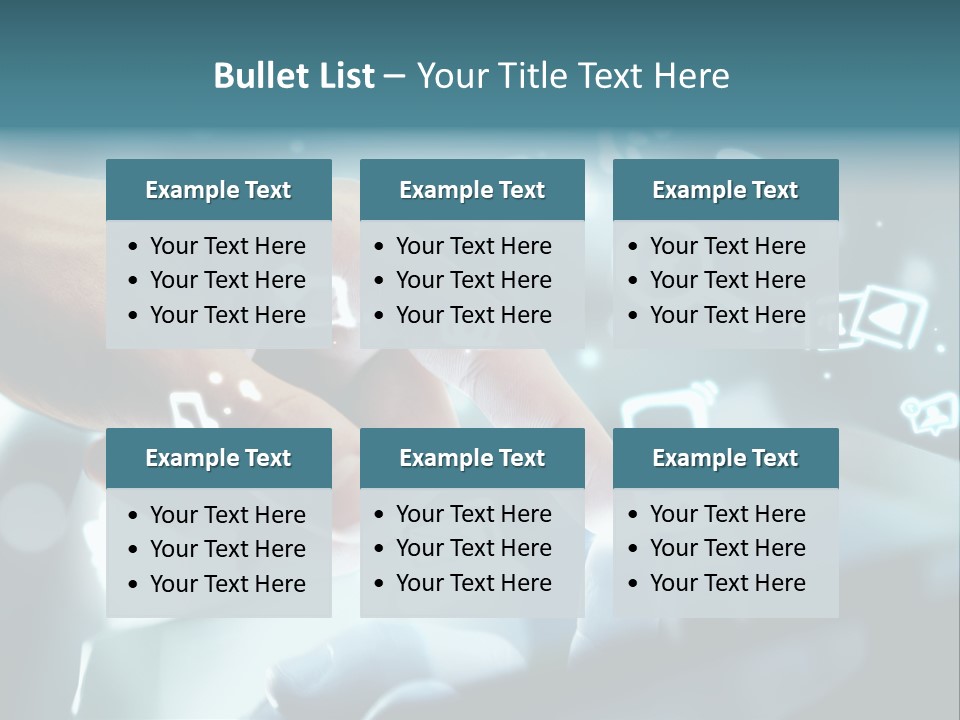 A Person Pressing A Button On A Touch Screen PowerPoint Template
