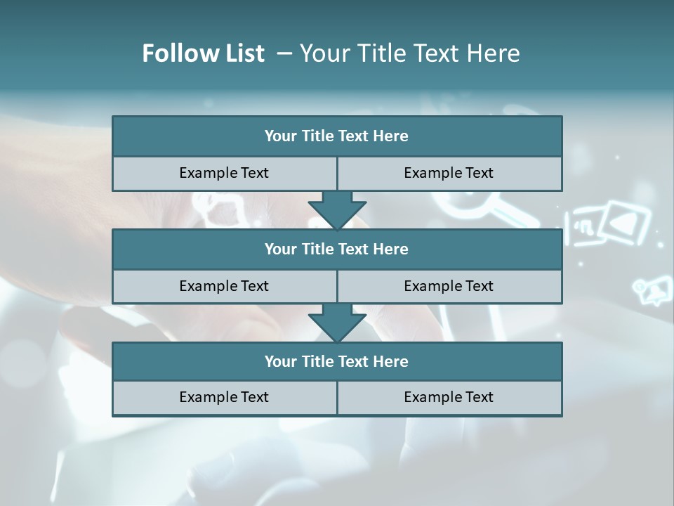 A Person Pressing A Button On A Touch Screen PowerPoint Template
