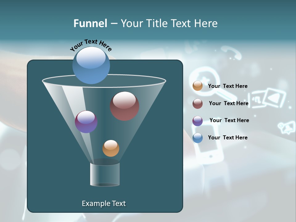A Person Pressing A Button On A Touch Screen PowerPoint Template