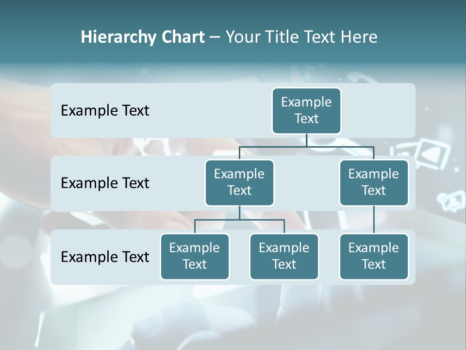 A Person Pressing A Button On A Touch Screen PowerPoint Template
