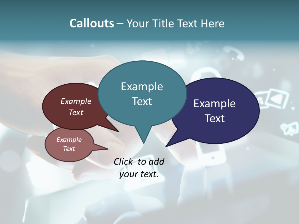A Person Pressing A Button On A Touch Screen PowerPoint Template