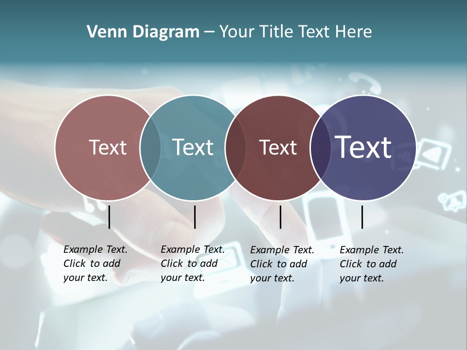 A Person Pressing A Button On A Touch Screen PowerPoint Template