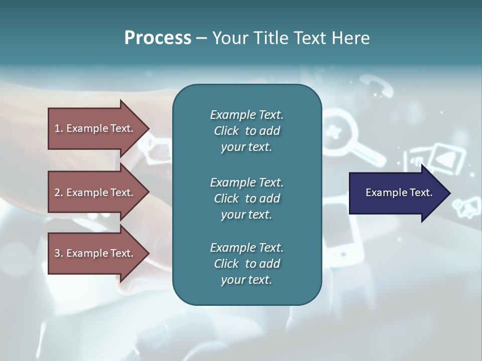 A Person Pressing A Button On A Touch Screen PowerPoint Template