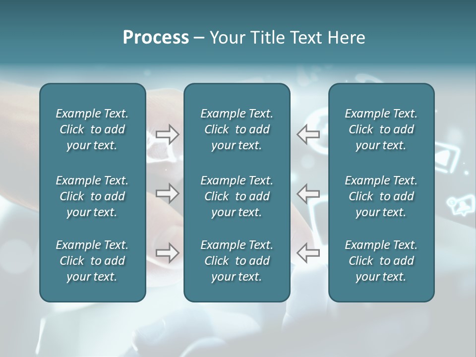 A Person Pressing A Button On A Touch Screen PowerPoint Template
