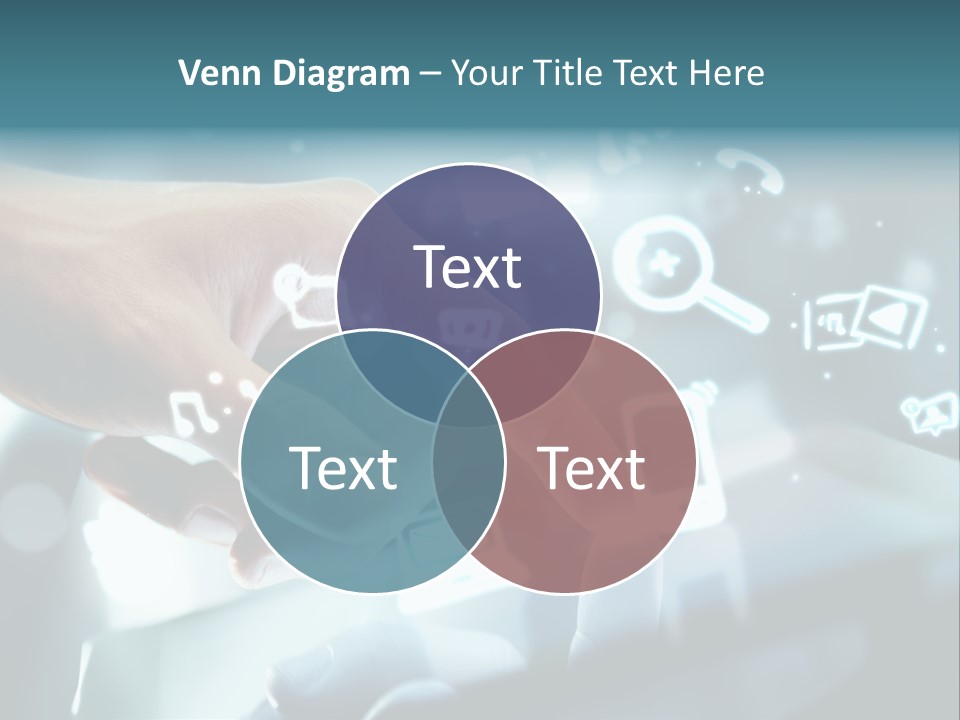 A Person Pressing A Button On A Touch Screen PowerPoint Template